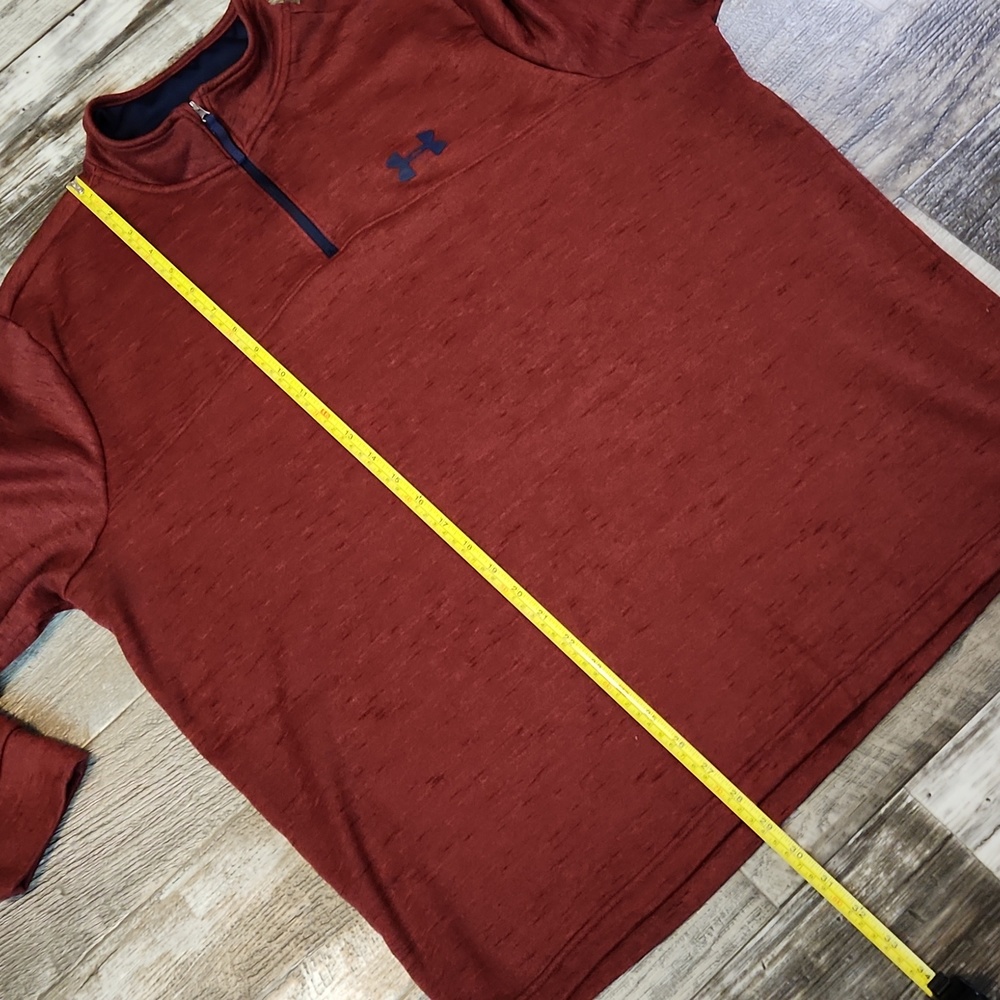 Under Armour Cold Gear Loose 1/4 Zip Pullover Mens 2XL - Picture 13 of 16